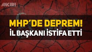 MHP'de deprem: Manisa İl Başkanı istifa etti!
