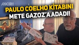 Paulo Coelho kitabını Mete Gazoz'a adadı!