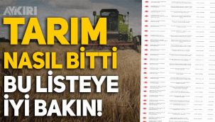 Tarımın bittiğini gösteren liste: Yüzlerce çiftçinin tarlası ve traktörü icradan satışa çıkarıldı!