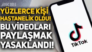 TikTok'ta bu videoları paylaşmak yasaklandı, yüzlerce kişi hastanelik oldu!