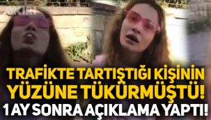 Trafikte tartıştığı kişinin yüzüne tüküren Irmak Arıcı, 1 ay sonra açıklama yaptı, özür diledi!