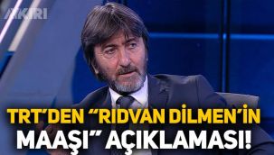 Rıdvan Dilmen TRT'den ne kadar alıyor? TRT'den resmi açıklama geldi