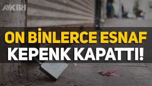 Türkiye'de 8 ayda 60 binden fazla esnaf kepenk kapattı!