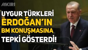 Uygur Türkleri, Erdoğan'ın Birleşmiş Milletler konuşmasına tepki gösterdi