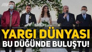Yargı dünyası bu düğünde buluştu: AYM Başkanı'nın oğlu evlendi!