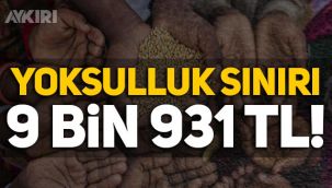 Yoksulluk sınırı ne kadar? Türk-İş, yoksulluk sınırını 9 bin 931 TL olarak açıkladı!