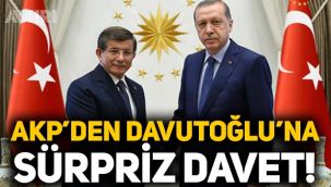 AKP'den Ahmet Davutoğlu'na sürpriz davet!