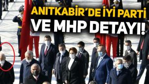 Anıtkabir'de İYİ Parti ve MHP yan yana yürüdü