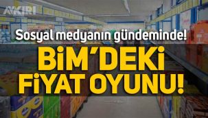 BİM'deki fiyat oyunu sosyal medyanın gündeminde