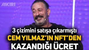 Cem Yılmaz'ın NFT çizimlerinin ücreti belli oldu