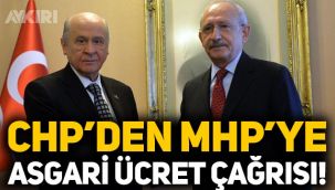 CHP'den MHP'ye TBMM'de asgari ücret çağrısı