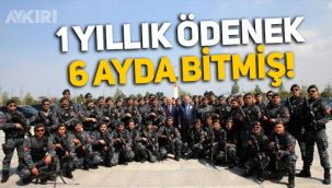 Cumhurbaşkanlığı Koruma Dairesi, 1 yıllık ödeneği 6 ayda bitirmiş