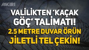 Edirne Valiliği'nden 'kaçak göç' talimatı: 