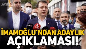 Ekrem İmamoğlu'ndan Cumhurbaşkanı adaylığı açıklaması