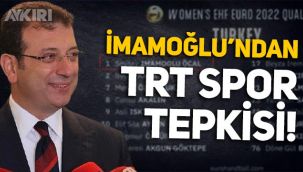 Ekrem İmamoğlu'ndan spikeri
