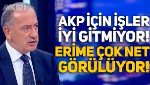 Fatih Altaylı: AKP için işler iyi gitmiyor, erime çok net görülüyor