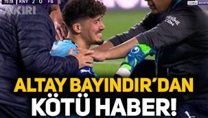 Fenerbahçe'de sakatlanan Altay Bayındır'dan kötü haber!