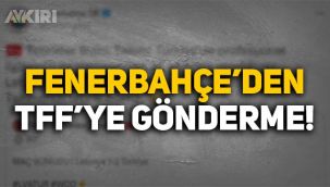 Fenerbahçe'den TFF'ye Milli Takım'ın Letonya maçı üzerinden gönderme
