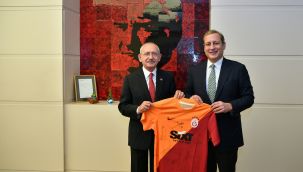Galatasaray Başkanı Burak Elmas, Kemal Kılıçdaroğlu ile görüştü