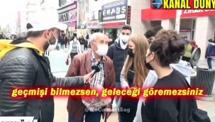 Gençlerle yaşlı vatandaş arasında