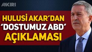 Hulusi Akar'dan F-16 açıklaması: