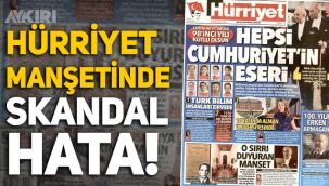 Hürriyet gazetesinin manşetinde skandal hata! Goebbels'i koydular