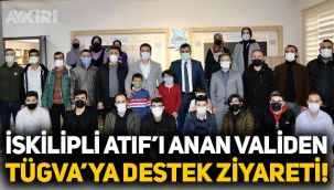 İskilipli Atıf'ı anan Çorum Valisi'nden TÜGVA’ya destek ziyareti