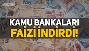 Kamu bankaları kredi faiz oranlarını düşürdü