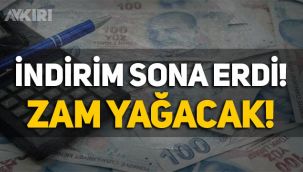 KDV indirimi bitti mi? KDV indirimi sona erdi, peş peşe zamlar gelecek!