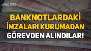 Merkez Bankası başkan yardımcılarının imzaları, yeni banknotlara eklenmişti!