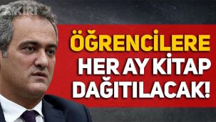 Milli Eğitim Bakanı Mahmut Özer açıkladı: Öğrencilere her ay başında kitap dağıtılacak