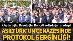 Oğuzhan Asiltürk'ün cenaze töreninde protokol gerginliği