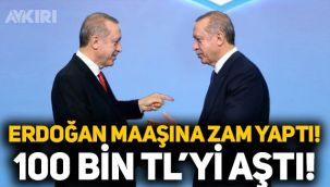 Erdoğan'ın maaşı kaç lira? Erdoğan maaşına zam yaptı, 6 haneli oldu!