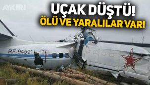Rusya’da yolcu uçağı düştü: Ölü ve yaralılar var
