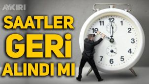 Saatler geri alındı mı, Türkiye'de şu an saat kaç?