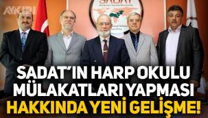 SADAT'ın Harp Okulları'nda mülakat yapması TBMM gündeminde!
