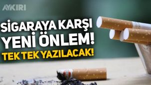 Sigaraya karşı İngiltere'de yeni önlem: Her sigaraya 'İçmek öldürür’ yazısı yazılacak