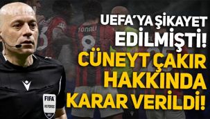 UEFA, Milan'ın şikayet ettiği Cüneyt Çakır hakkında kararını verdi!