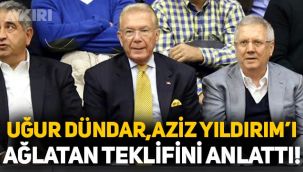 Uğur Dündar, Aziz Yıldırım'a yaptığı teklifi anlattı: 