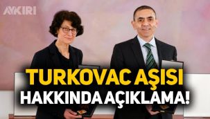 Uğur Şahin ve Özlem Türeci'den yerli aşı Turkovac hakkında açıklama