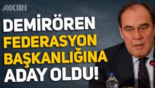 Yıldırım Demirören, federasyon başkanlığına aday oldu!