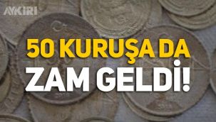 50 kuruş 83 kuruşa üretiliyor