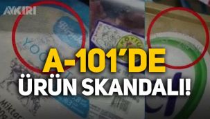 A-101'de son kullanma tarihi skandalı: Asetonla siliniyor iddiası!