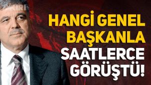 Abdullah Gül adaylığa mı hazırlanıyor! Ahmet Davutoğlu ile Abdullah Gül görüştü
