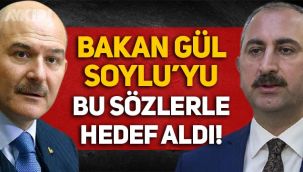 Adalet Bakanı Abdulhamit Gül, Süleyman Soylu'yu hedef aldı!