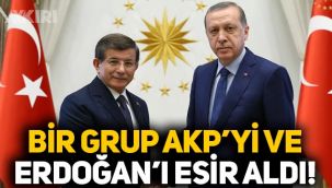 Ahmet Davutoğlu: Bir grup, AKP'yi ve Erdoğan'ı esir aldı