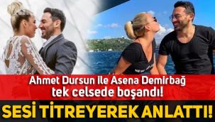 Ahmet Dursun ile Asena Demirbağ tek celsede boşandı! Asena Demirbağ sesi titreyerek anlattı