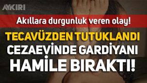 Akılalmaz olay: Tecavüzden tutuklandı, cezaevinde gardiyanı hamile bıraktı!