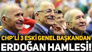 Altan Öymen, Hikmet Çetin ve Murat Karayalçın'dan Erdoğan hakkında suç duyurusu!