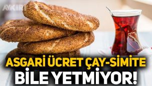 Asgari ücret çay, simit ve peynire bile yetmiyor